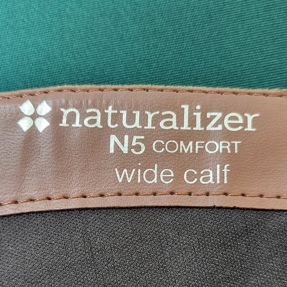 Naturalizer N5 Comfort Jennings leather wide calf tall knee-high boots size 10 - Picture 7 of 11